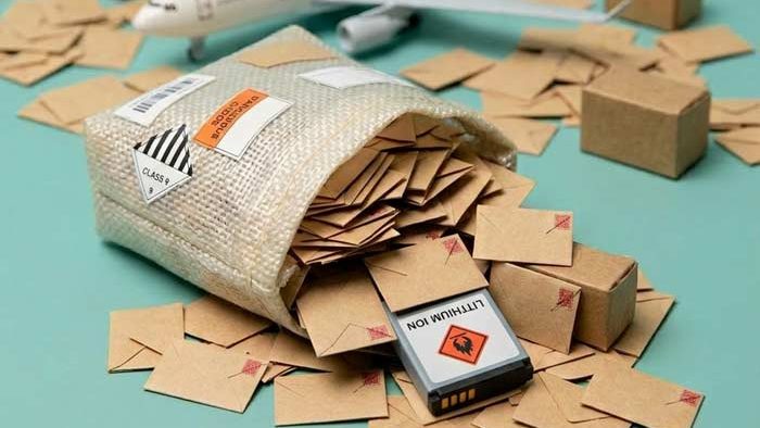 Risk of lithium batteries in postal airmail cargo