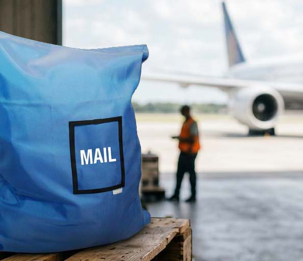 identify reroute misrouted unlabeled mail bags